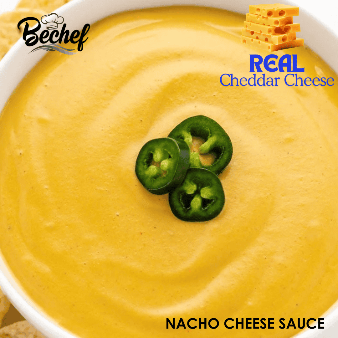 NACHO CHEESE - REAL CHEDDAR BASED CHEESY DIPPING SAUCE