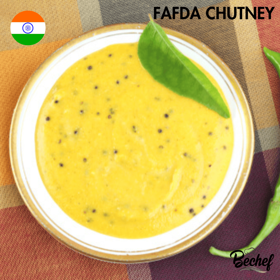 FAFDA CHUTNEY POWDER - YELLOW BESAN KADHI POWDER - 200 G ( MAKES 500 G - 700 G CHUTNEY)